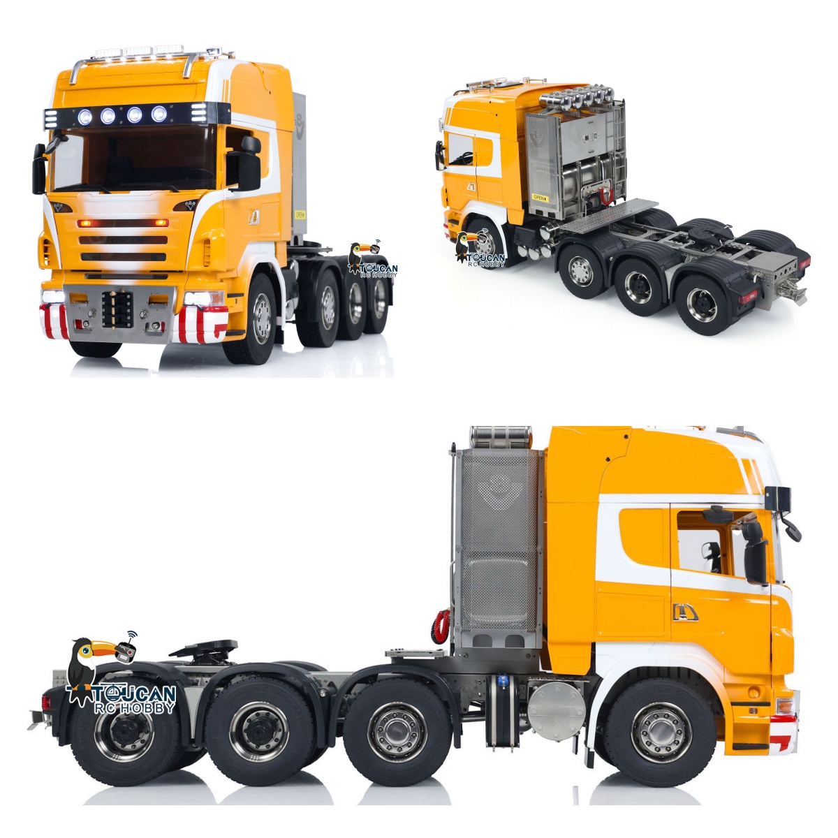 Running Gear Box - Spielzeug 1/14 8x8 R620 RC Traktor