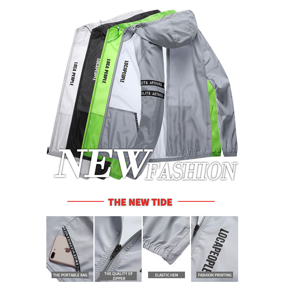 Running Gear Youth - Sonnenschutz Männlich Sommer Radfahren Jacke Sport