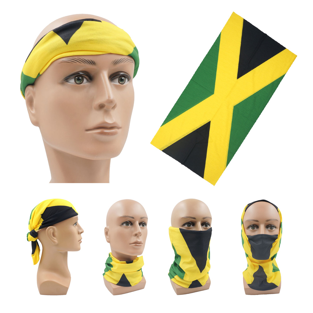 Running Gear Sale - Atmungsaktive Lauf-Gesichtsmaske, Schals, Jamaika-Flagge, Bandana, Snood,