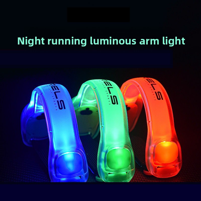New Gear Running - Wiederaufladbares LED-Leuchtarmband/-beinband – Sicherheitswarnband für Nachtlauf