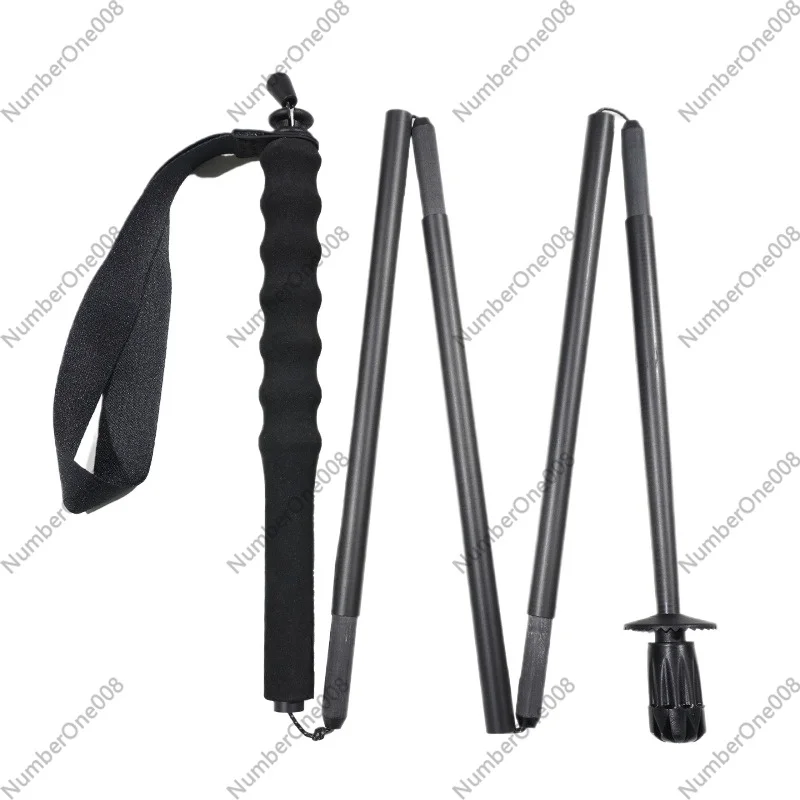Trekking Pole Carbon - Ultraleichte Carbonfaser Faltbare Trekkingstöcke, Tragbare Kurze