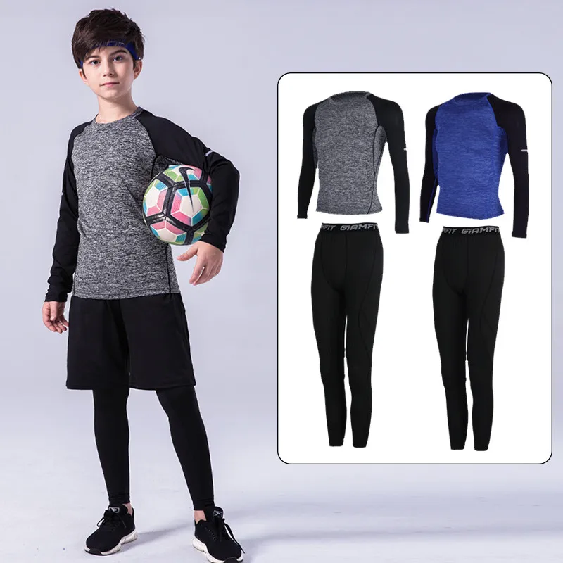 Running Jogging Gear - Kinder Sport Kleidung Kompression Läuft Sportswear-Set