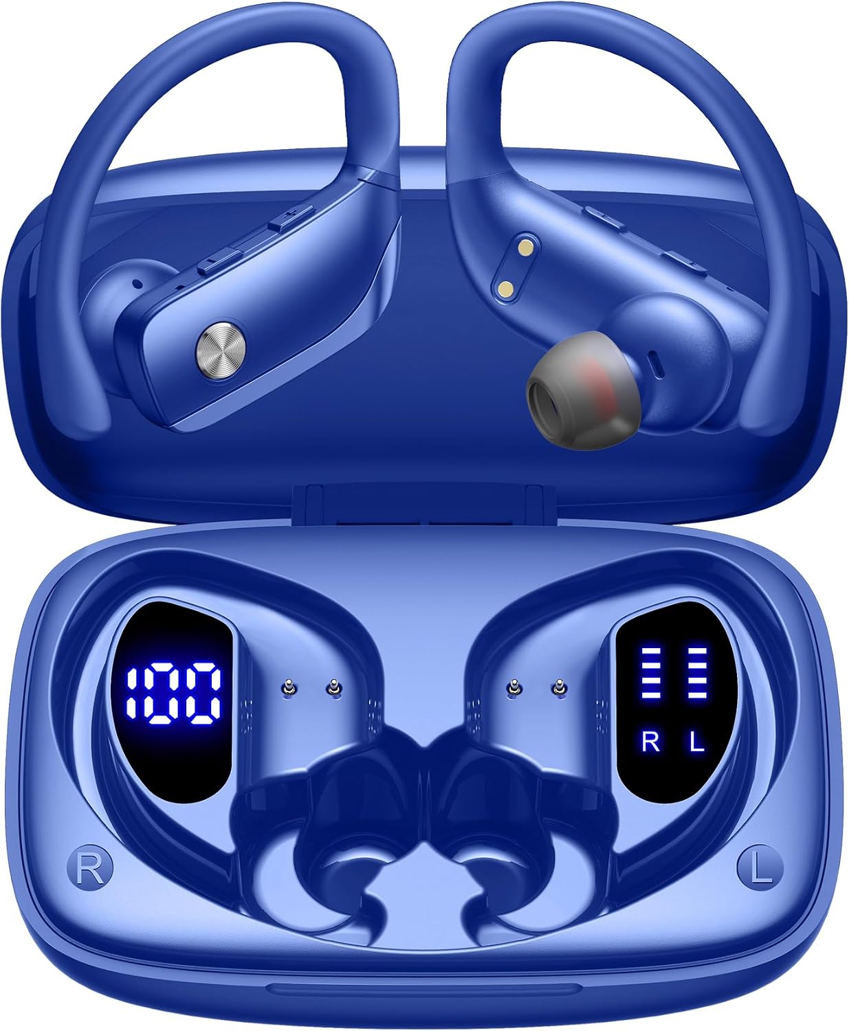 Earphone Sport Hook - Kabellose Ohrhörer mit 80 Stunden Spielzeit,