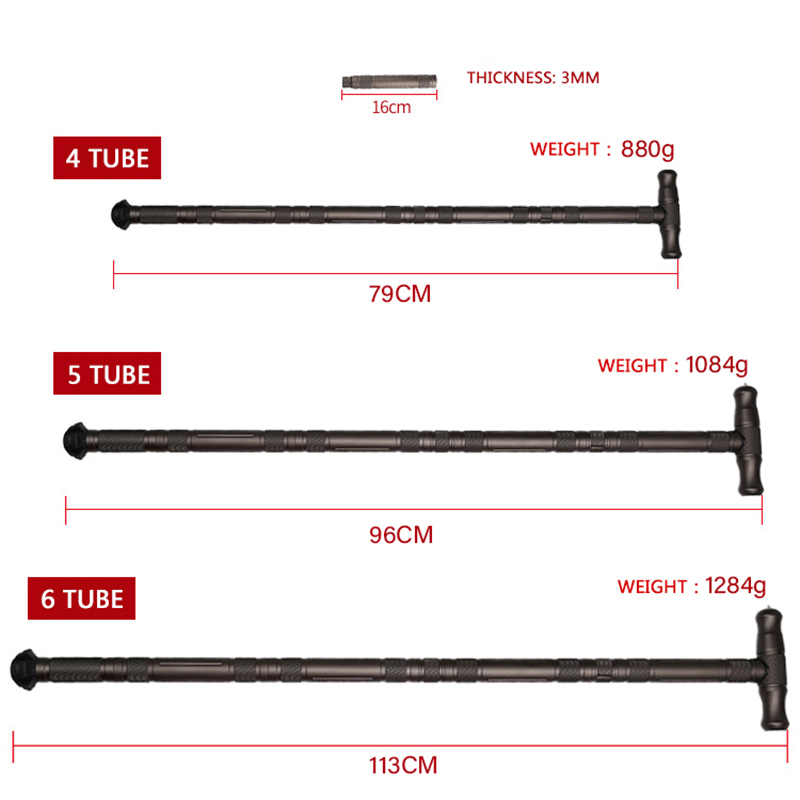 Tragbarer faltbarer Trekkingst – Trekking Pole Carbon Bewertung und Preis