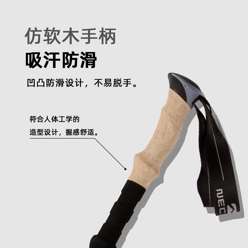 Carbonfaser 5-teilige Ultralei – Trekking Pole Carbon Bewertung und Preis
