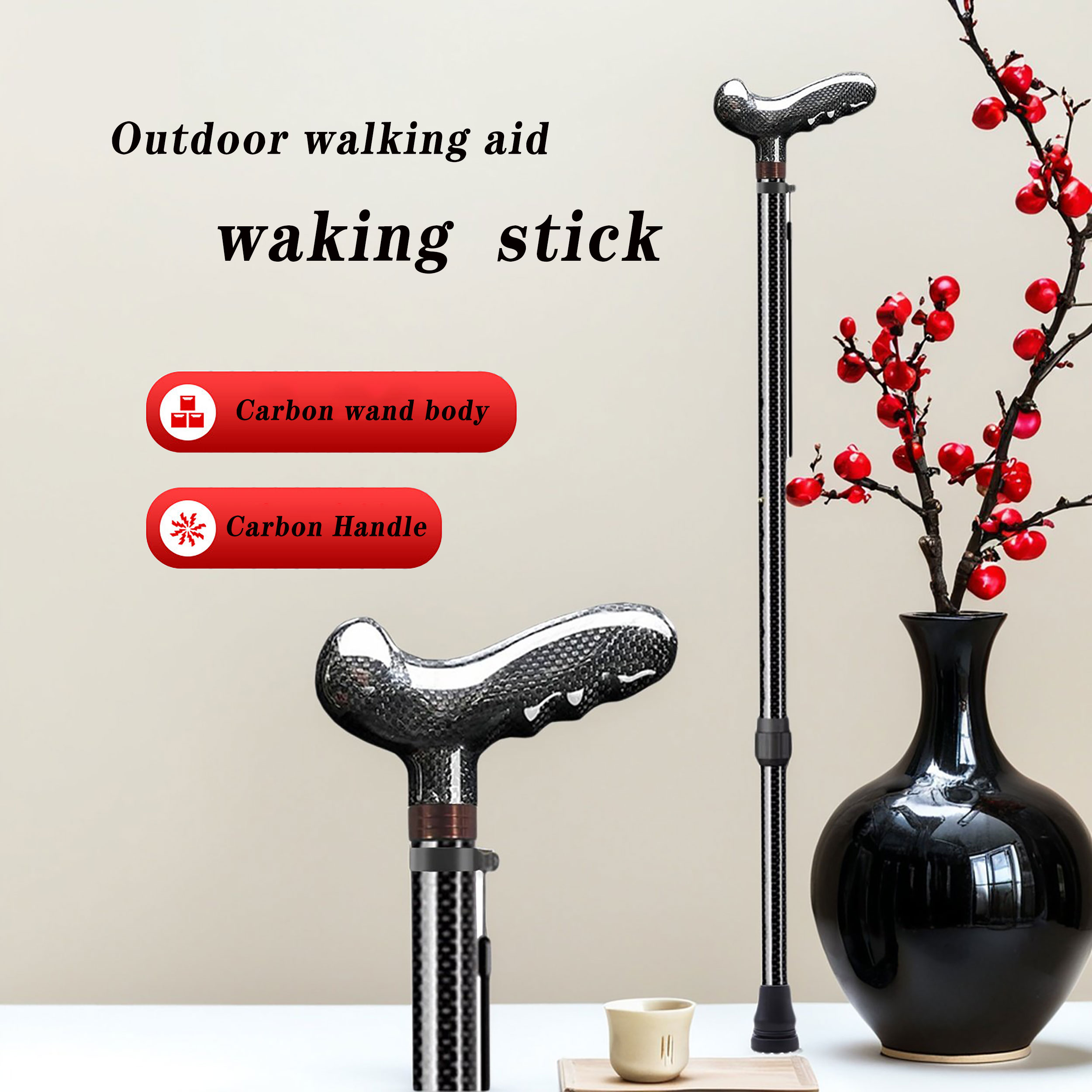 Ultraleichter Teleskop-Gehstoc – Trekking Pole Carbon Bewertung und Preis